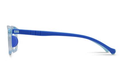 Knack Kids Blue, Clear glasses - Blue / Clear - Side View