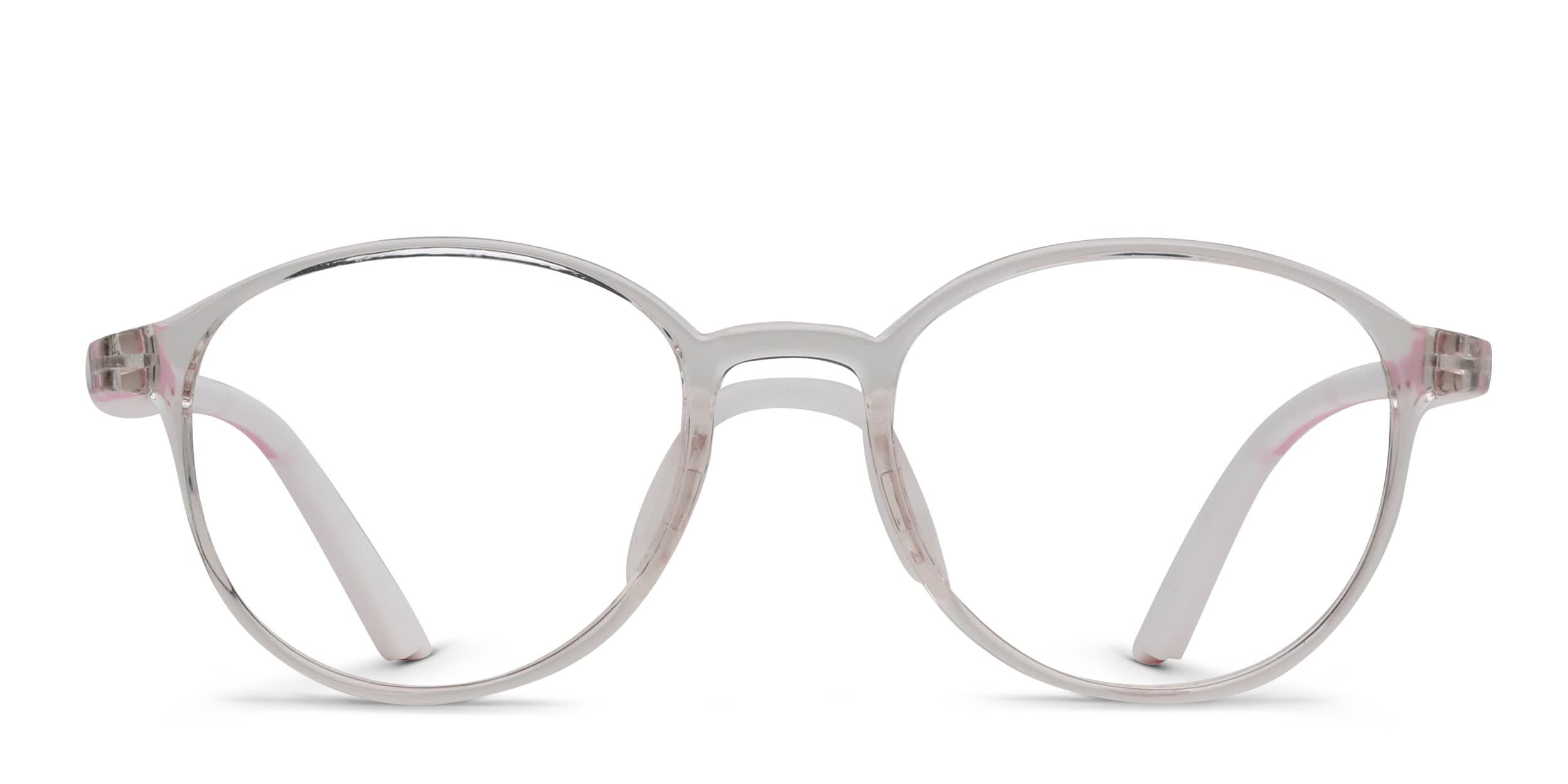 Summer Jr. Kids Clear, Pink glasses - Clear / Pink - Frontal View