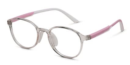 Summer Jr. Kids Clear, Pink glasses - Clear / Pink - Angle View