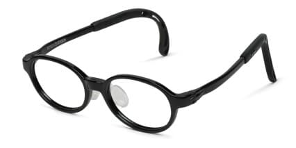 Shirley Kids Shiny Black glasses - Shiny Black - Angle View