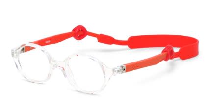 Olos Jump Around Kids Clear glasses - Clear - Angle View