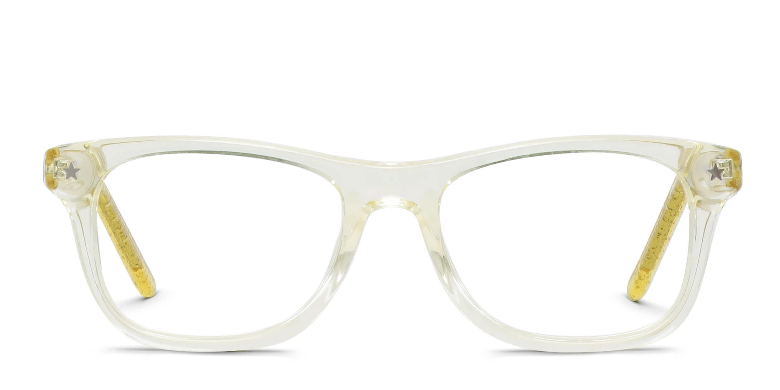 Olos Dora Kids Clear, Yellow glasses - Clear / Yellow - Frontal View
