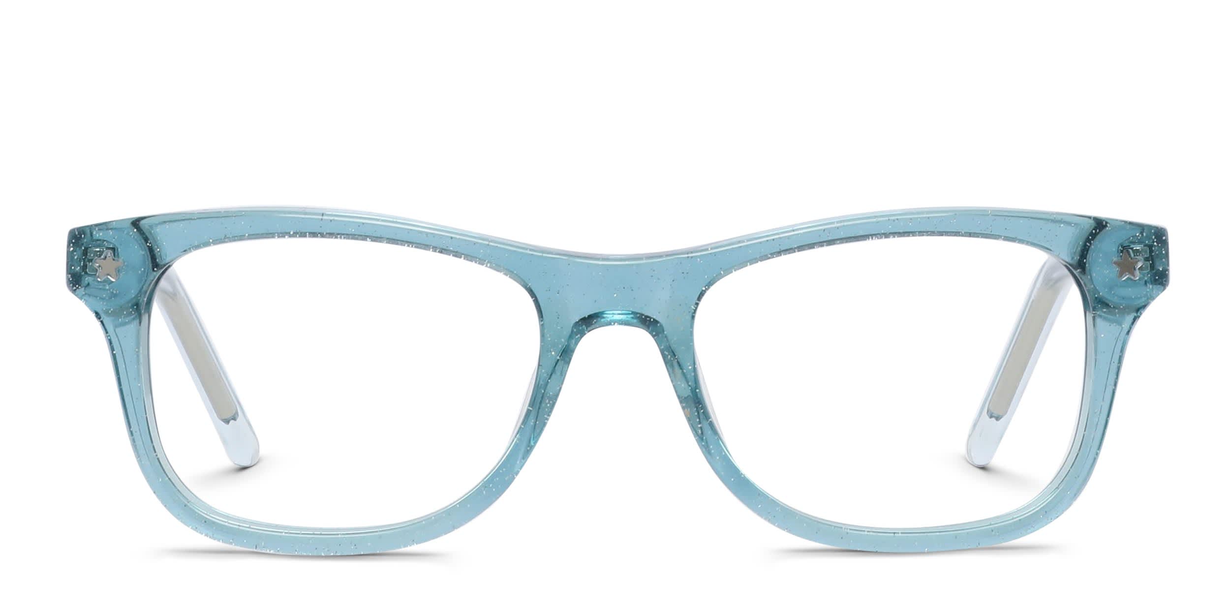 Olos Dora Kids Green, Glitter glasses - Green / Glitter - Frontal View