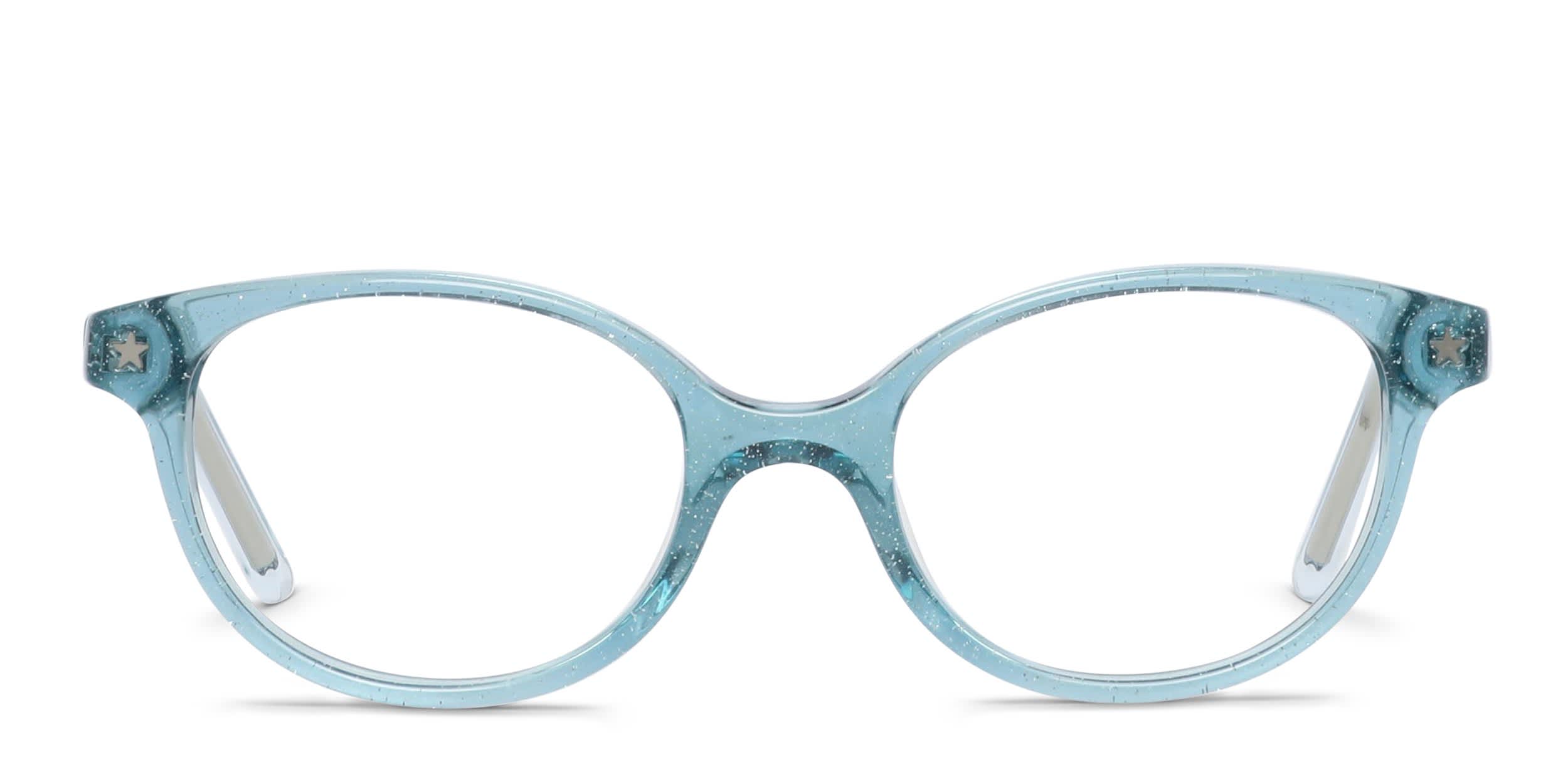 Olos Bency Kids Green, Glitter glasses - Green / Glitter - Frontal View