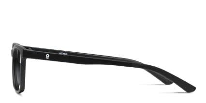 Olos Rascal Kids Matte Black glasses - Matte Black - Side View