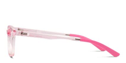 Olos Rascal Kids Pink, Clear glasses - Pink / Clear - Side View