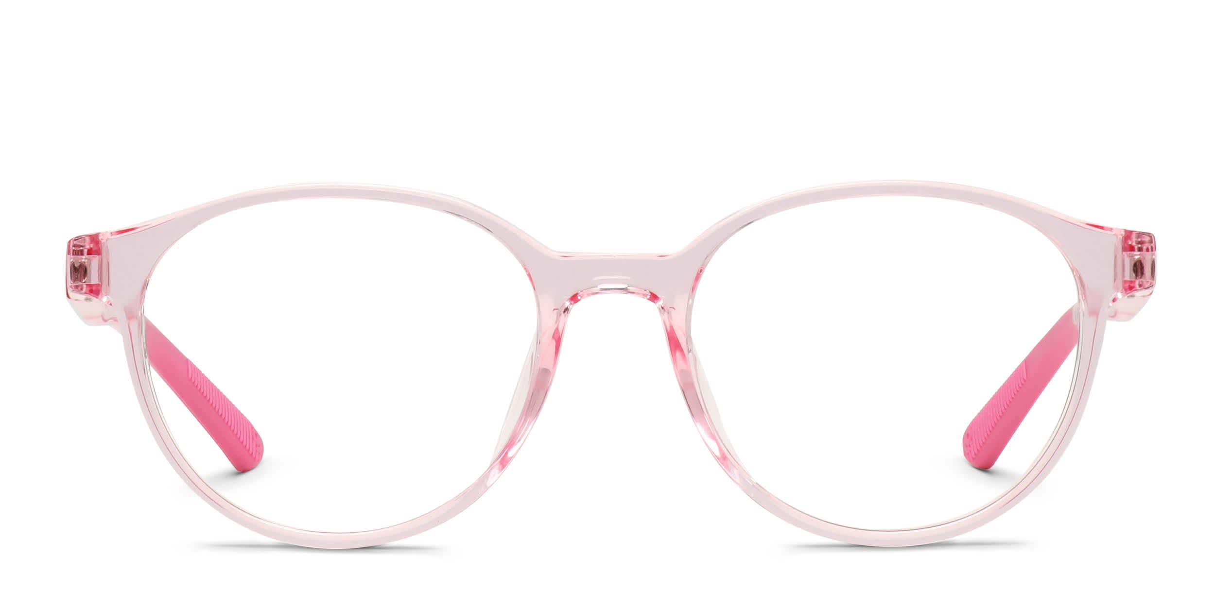Olos Flash Kids Pink, Clear glasses - Pink / Clear - Frontal View