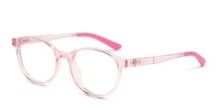 Olos Flash Kids Pink, Clear glasses - Pink / Clear - Angle View