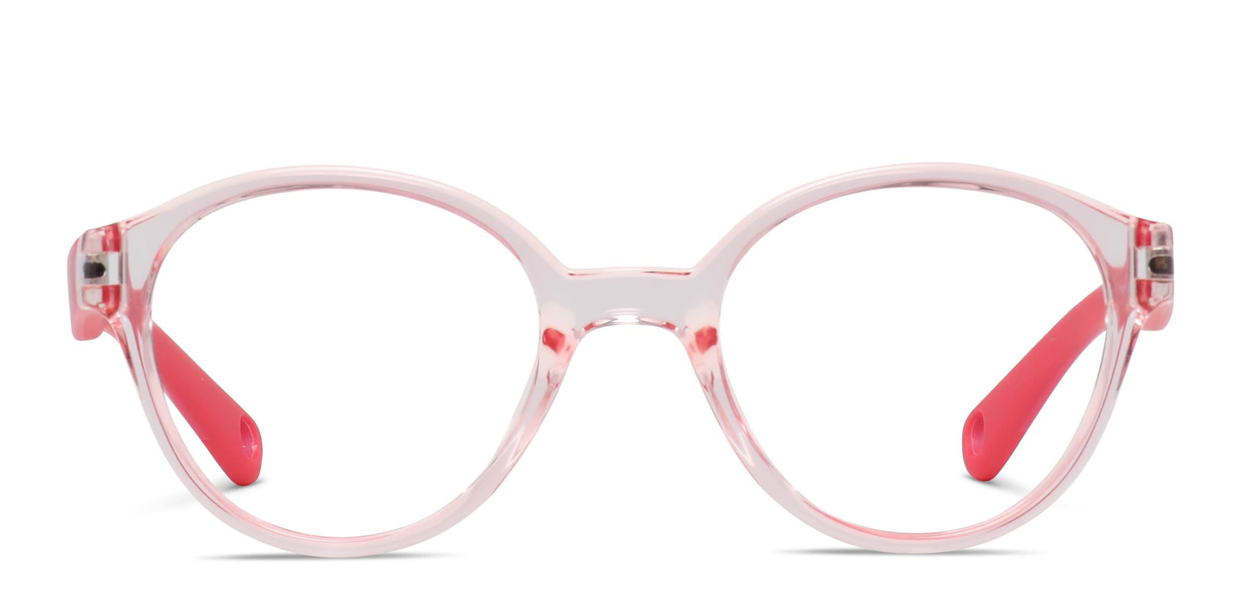 Olos Pastime Kids Clear, Pink glasses - Clear / Pink - Frontal View