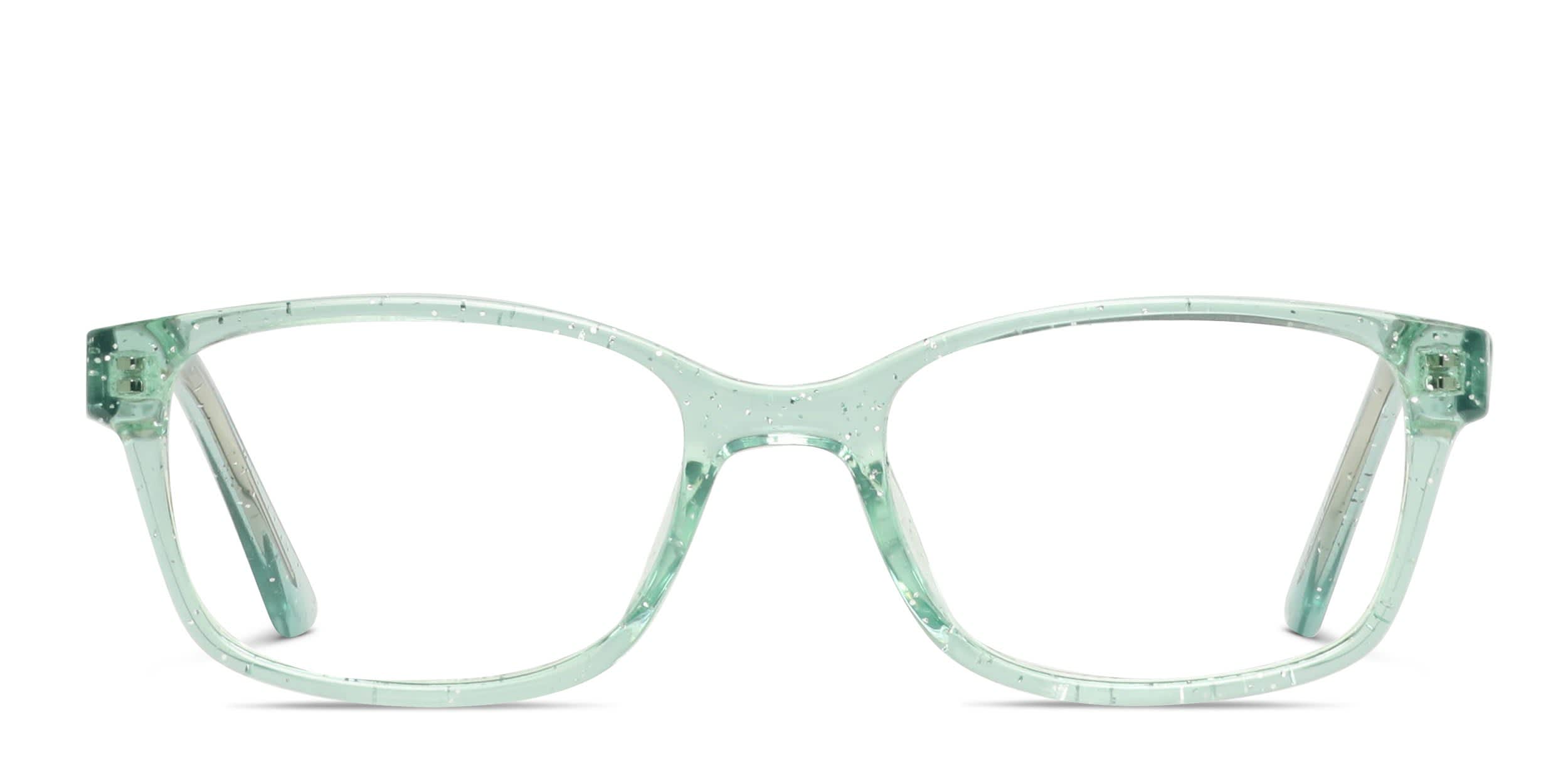 Ciara Kids Green, Glitter glasses - Green / Glitter - Frontal View