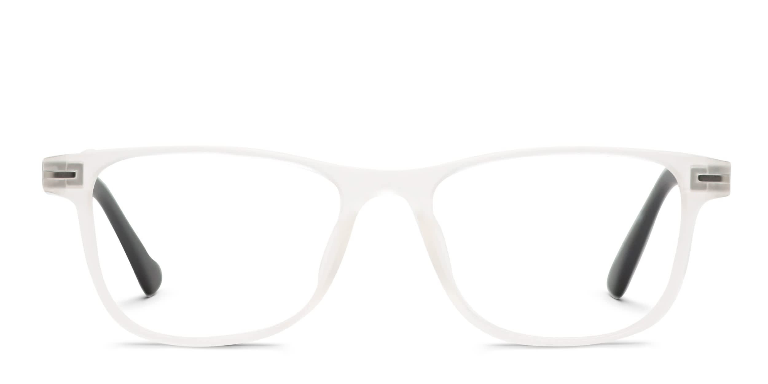 Olos Elijah w/Clip-on Kids Clear, Blue glasses - Clear / Blue - Frontal View