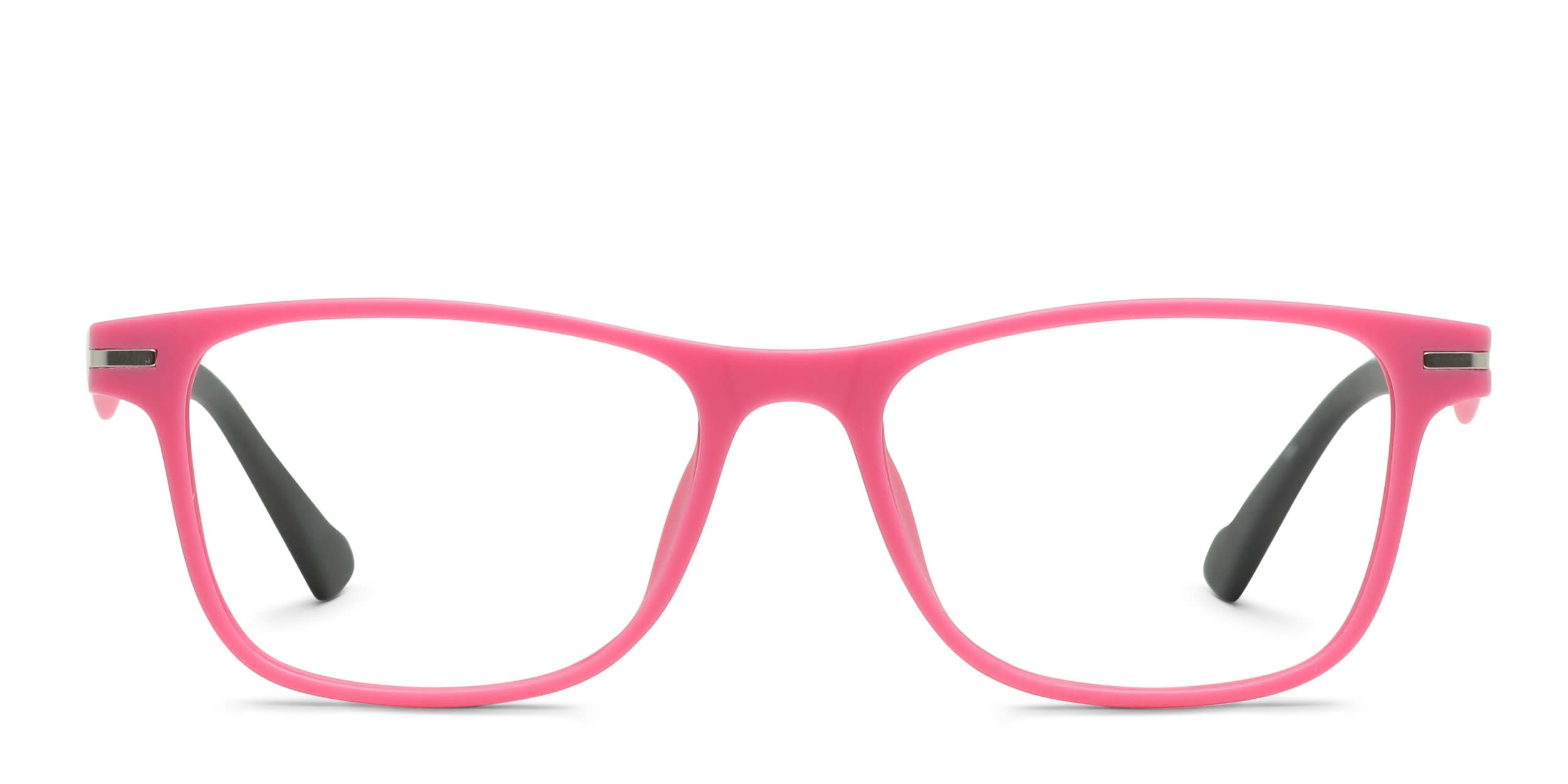 Olos Elijah w/Clip-on Kids Pink Prescription Eyeglasses