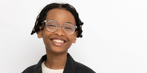 Olos Fletcher Kids Clear Eyeglasses Includes FREE Rx Lenses