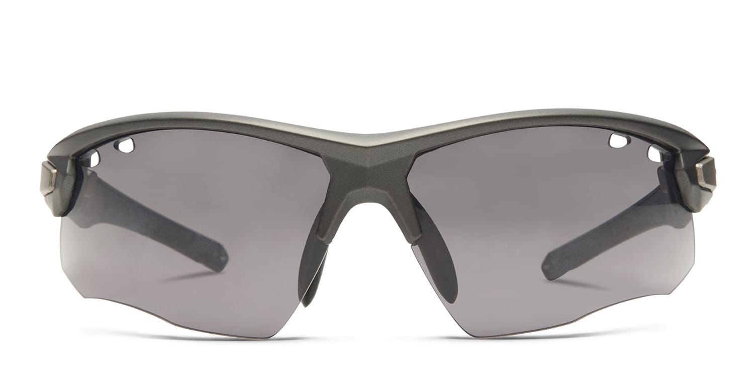 Mirage Black (Non-Rx-able) glasses - Black - Frontal View
