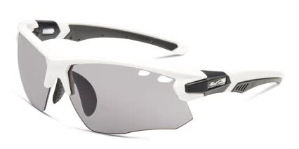 Mirage White/Black (Non-Rx-able) glasses - White / Black - Angle View