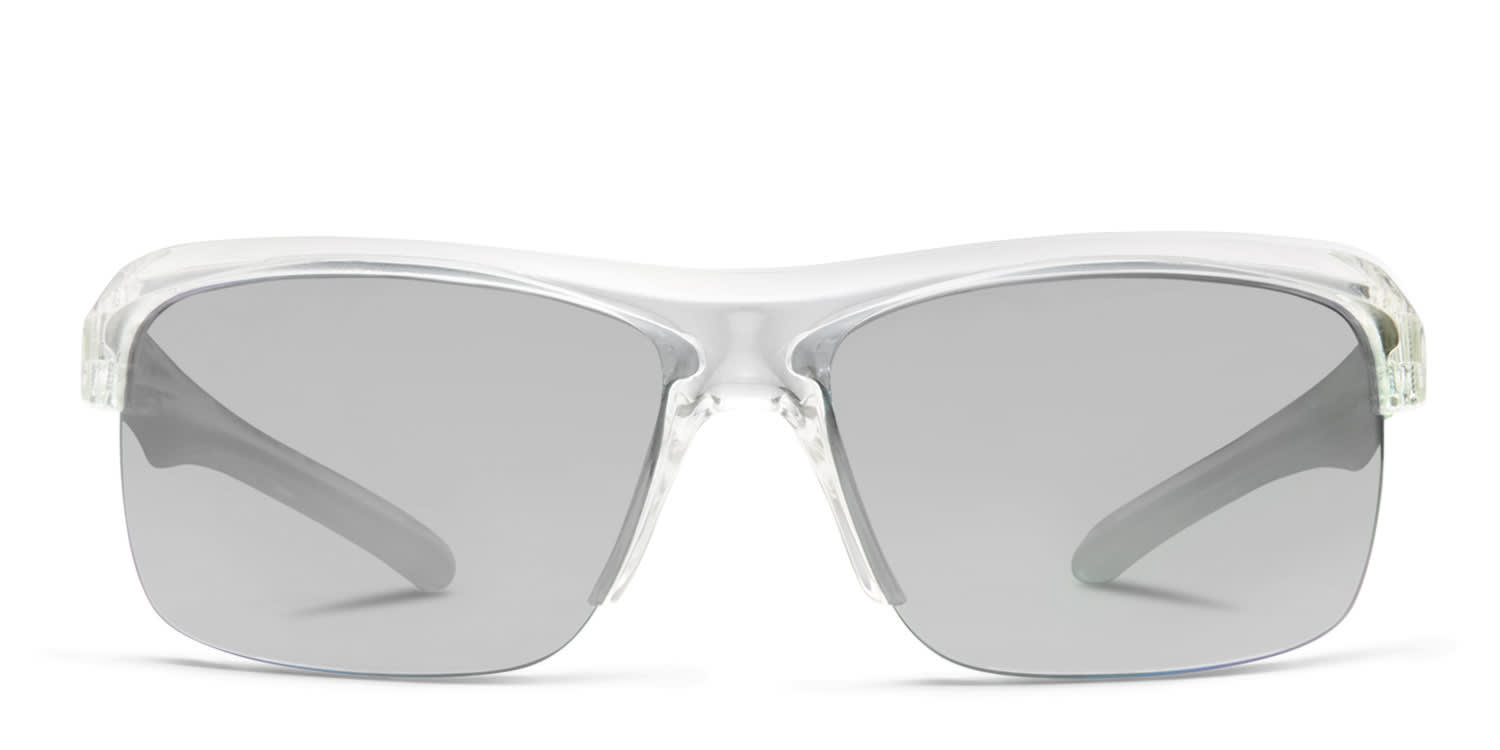 Spring Clear, Green glasses - Clear / Green - Frontal View