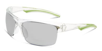 Spring Clear, Green glasses - Clear / Green - Angle View