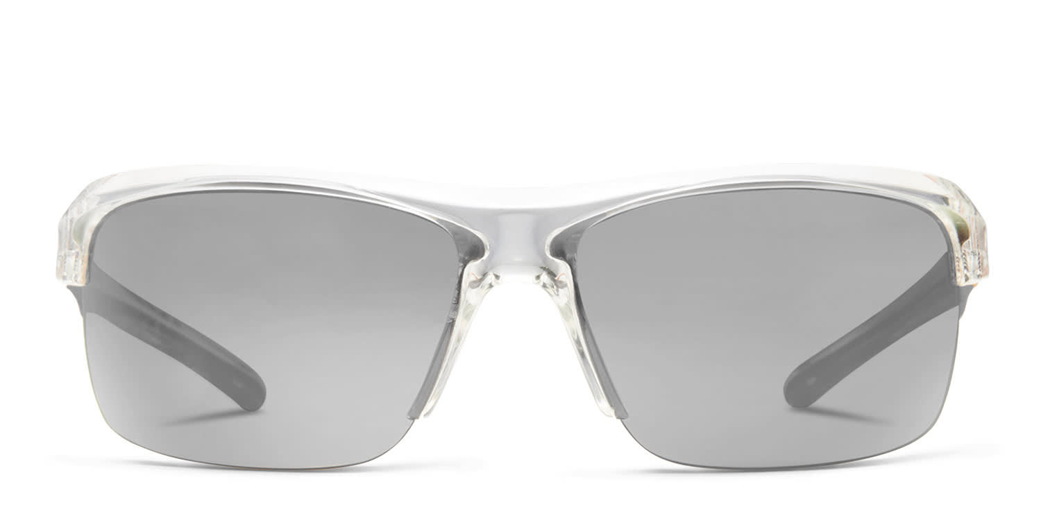 Spring Clear, Orange glasses - Clear / Orange - Frontal View