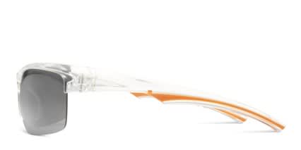 Spring Clear, Orange glasses - Clear / Orange - Side View