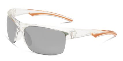 Spring Clear, Orange glasses - Clear / Orange - Angle View