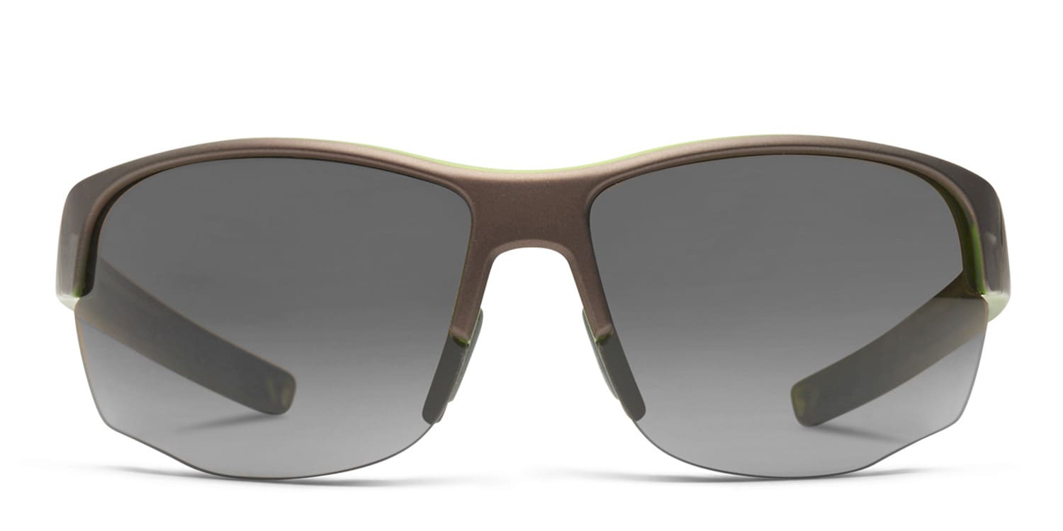 Blade Brown w/Green glasses - Brown / Green - Frontal View