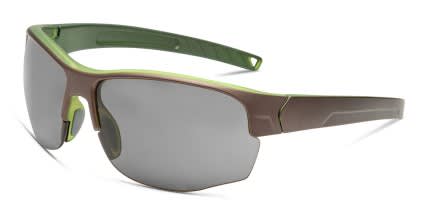 Blade Brown w/Green glasses - Brown / Green - Angle View