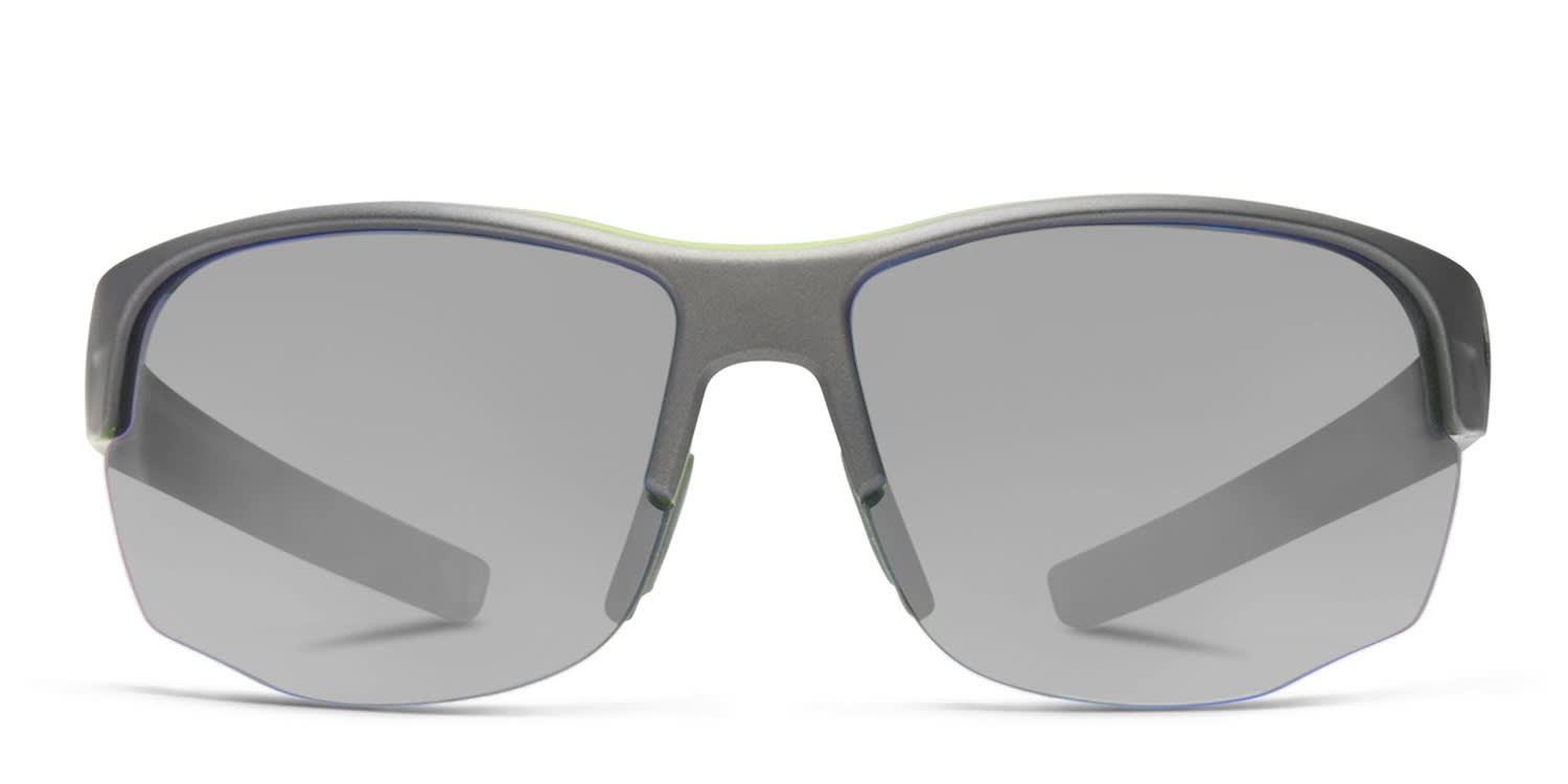 Blade Gray w/Green glasses - Gray / Green - Frontal View