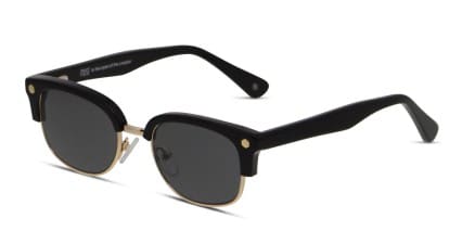 Muse Elliot Kids Black, Gold glasses - Black / Gold - Angle View