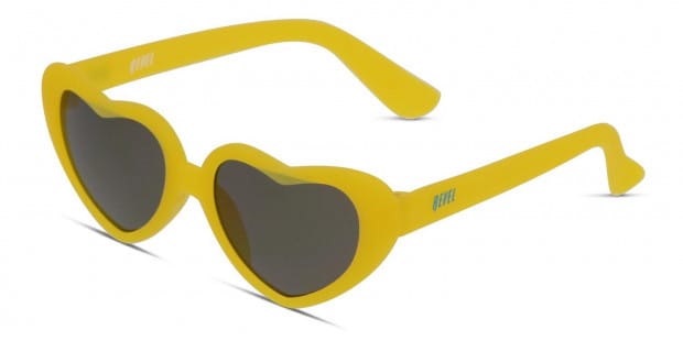 Yellow heart sunglasses online
