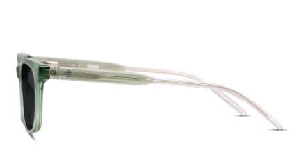 Olos Big John Green/Clear Kids glasses - Clear / Green - Side View