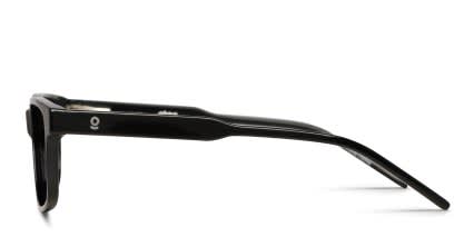 Olos Tuned In Kids Shiny Black glasses - Shiny Black - Side View