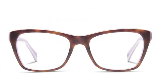 Ray Ban 5298 Tortoise w Purple Prescription Eyeglasses