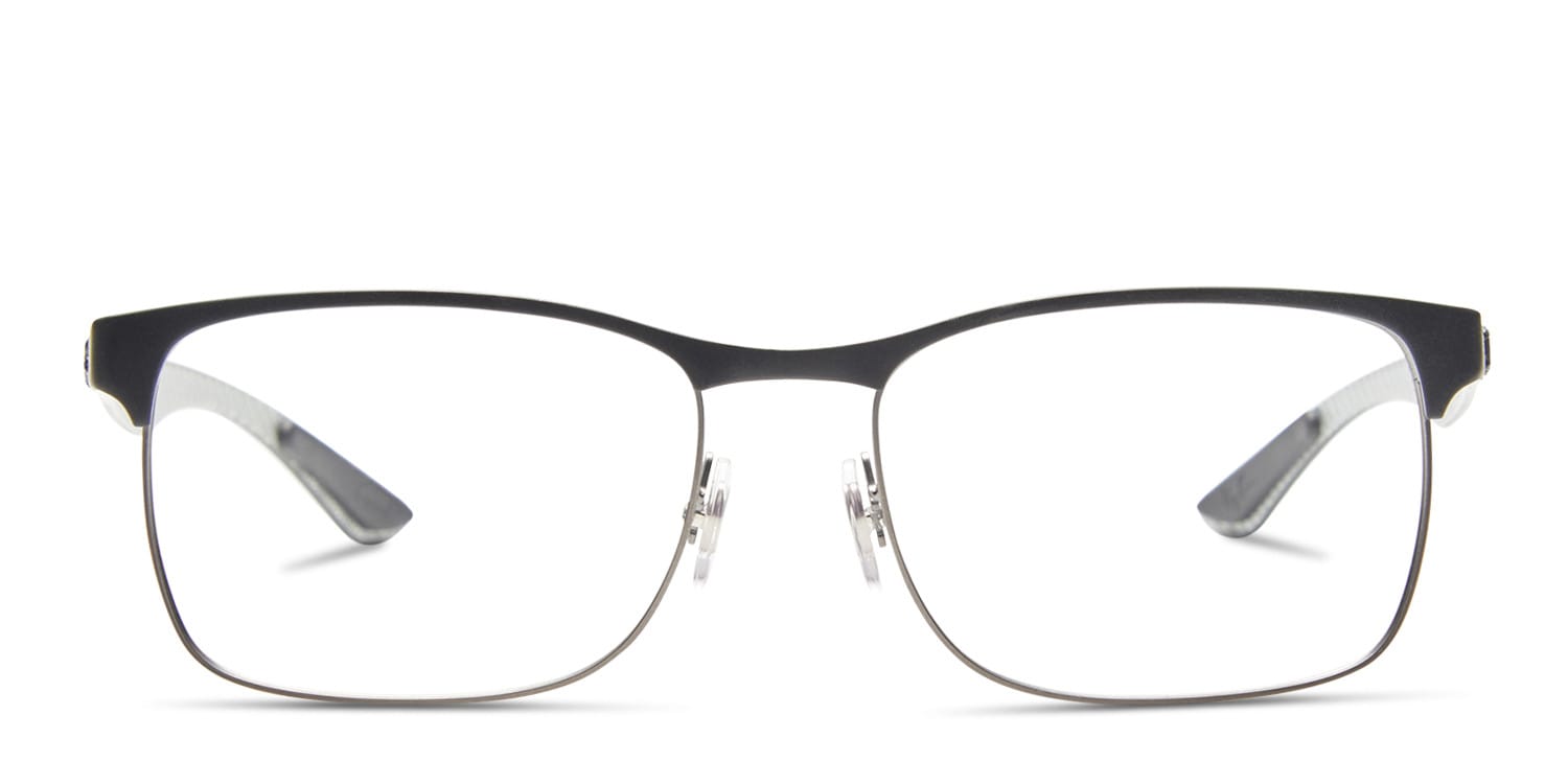 Ray-Ban RX8416 Black, Gunmetal glasses - Black / Gunmetal - Frontal View