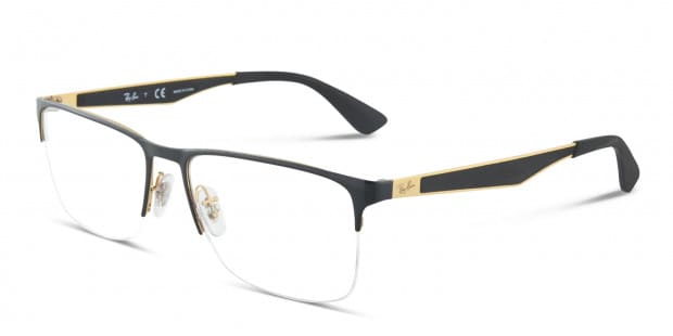 Ray ban black and gold frame online