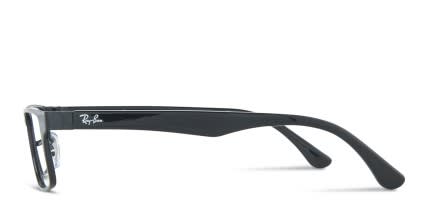 Ray-Ban RX6238 Shiny Black glasses - Shiny Black - Side View