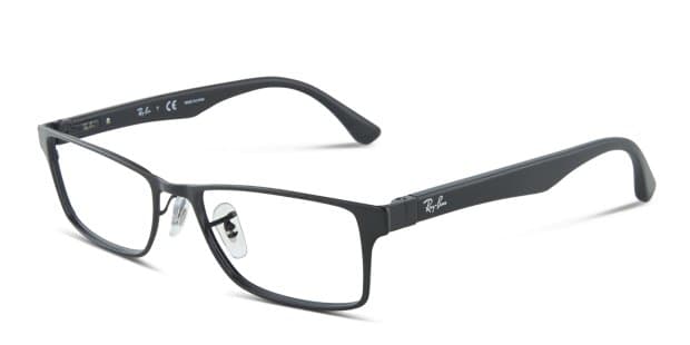 Ray-Ban RX6238 Shiny Black Eyeglasses | Includes FREE Rx Lenses