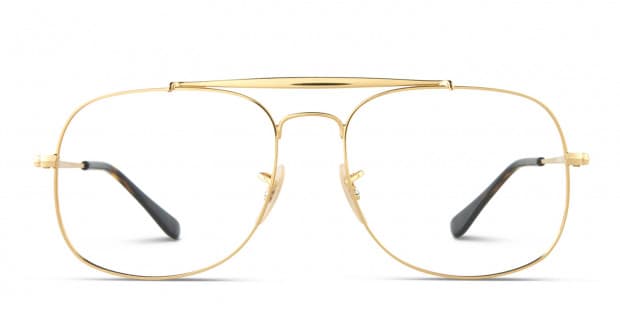 Ray Ban 6389 Gold Prescription Glasses
