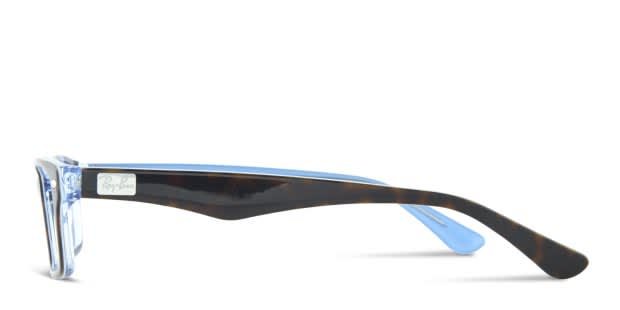 Ray-Ban RX5206 Tortoise/Blue Eyeglasses | Includes FREE Rx Lenses