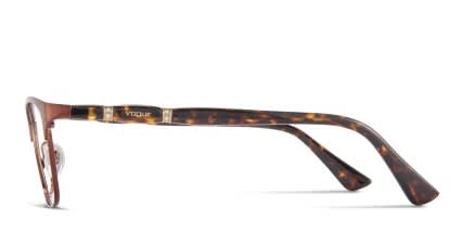 Vogue VO3987B Brown w/Tortoise glasses - Brown - Side View