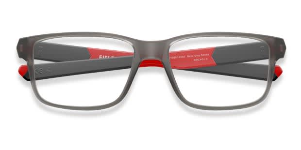 Oakley OY8007 Field Day Kids Gray/Red/Black Eyeglasses | Includes