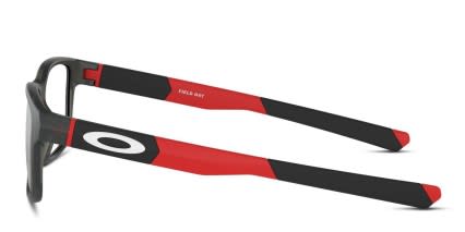 Oakley OY8007 Field Day Kids Gray, Red, Black glasses - Gray / Red / Black - Side View
