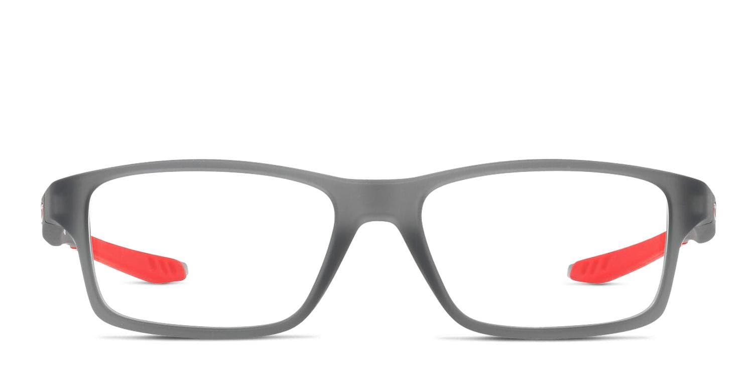 Oakley OY8002 Crosslink XS Kids Gray, Red glasses - Gray / Red - Frontal View