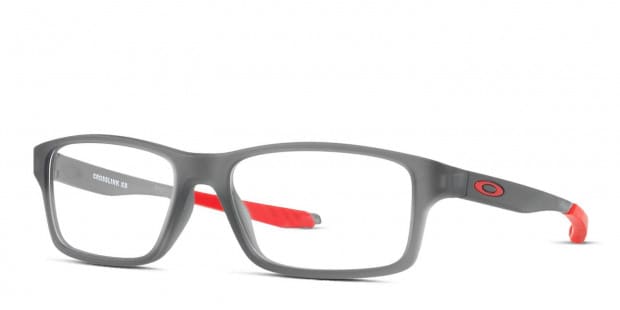 Oakley OY8002 Crosslink XS Kids Gray Red Eyeglasses Includes