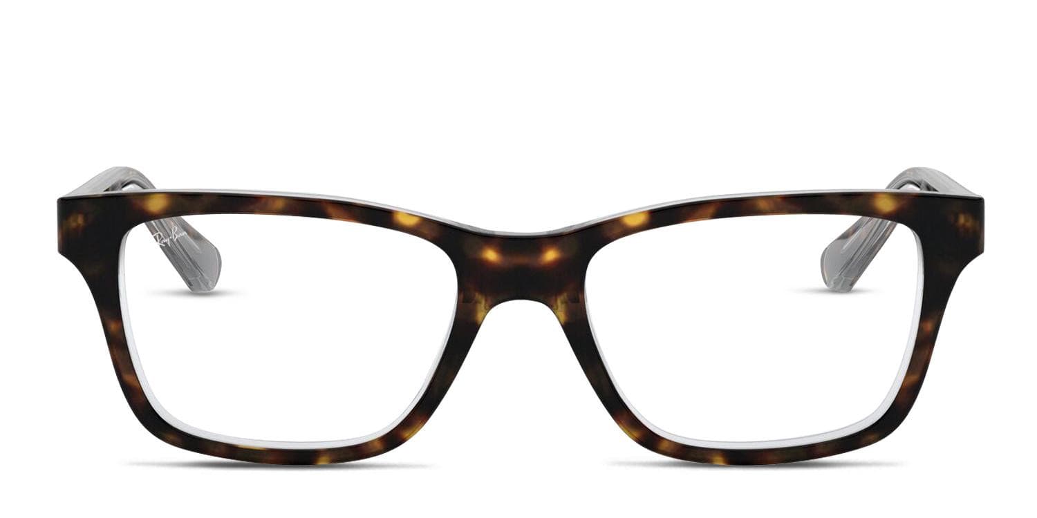 Ray-Ban RY1536 Kids Tortoise/Clear glasses - Tortoise / Clear - Frontal View