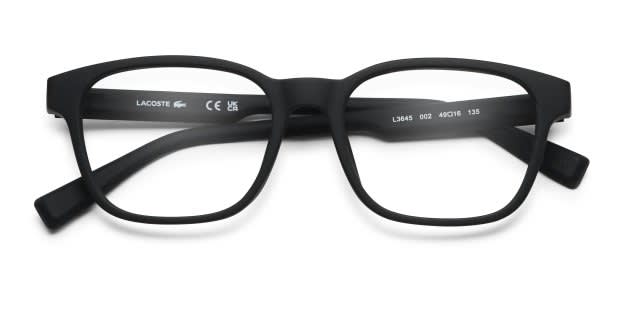 Lacoste L3645 Kids Matte Black Prescription Eyeglasses