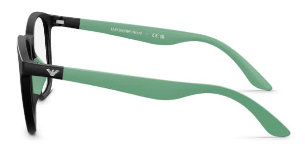 The Emporio Armani EK3004 Kids in black is a stylish frame  display picture 2