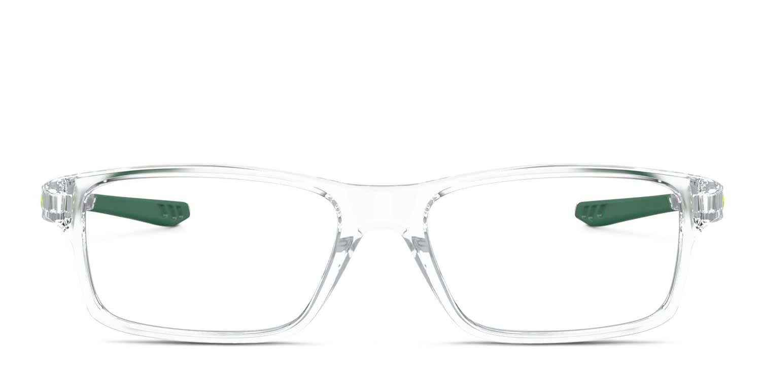 The Oakley OY8002 Crosslink Xs Kids in clear is a fashionable