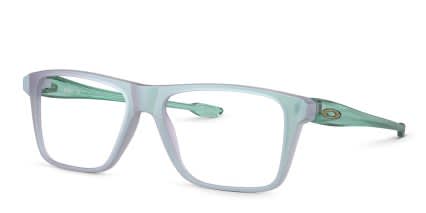Oakley OY8026 Bunt Kids Clear, Green glasses - Clear / Green - Angle View