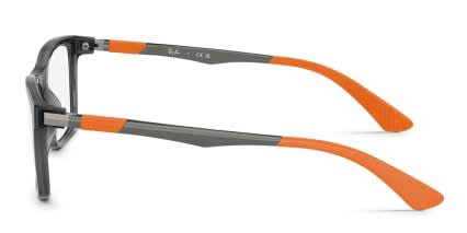 Ray-ban RY1549 Kids Gray glasses - Gray - Side View