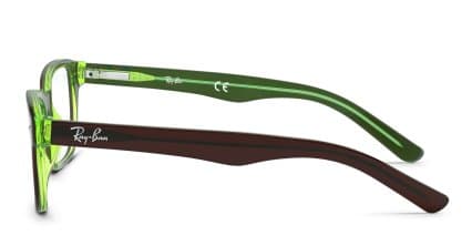 Ray-ban RY1555 Kids Brown, Green glasses - Brown / Green - Side View